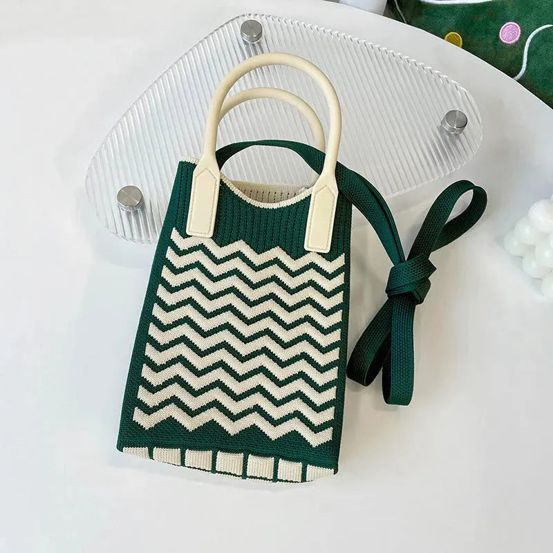 Love Mini Knit Shoulder Crossbody Bag - Bella Enchanté